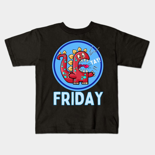 Friday Mood Kids T-Shirt by Ashley-Bee
